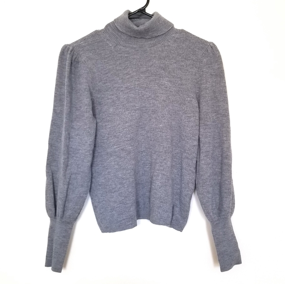 J. Crew Sweaters - J. Crew Gray Merino Wool Turtleneck Sweater